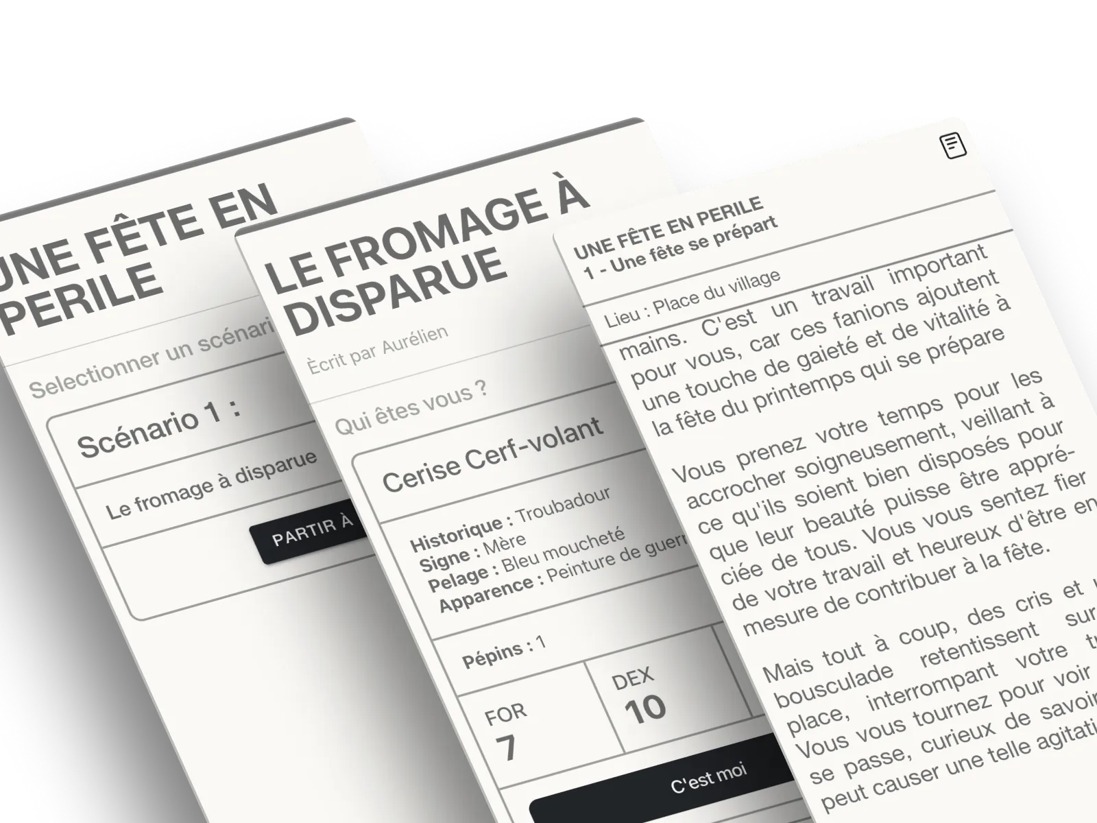 JDR solidaire : C'est mon Histoire