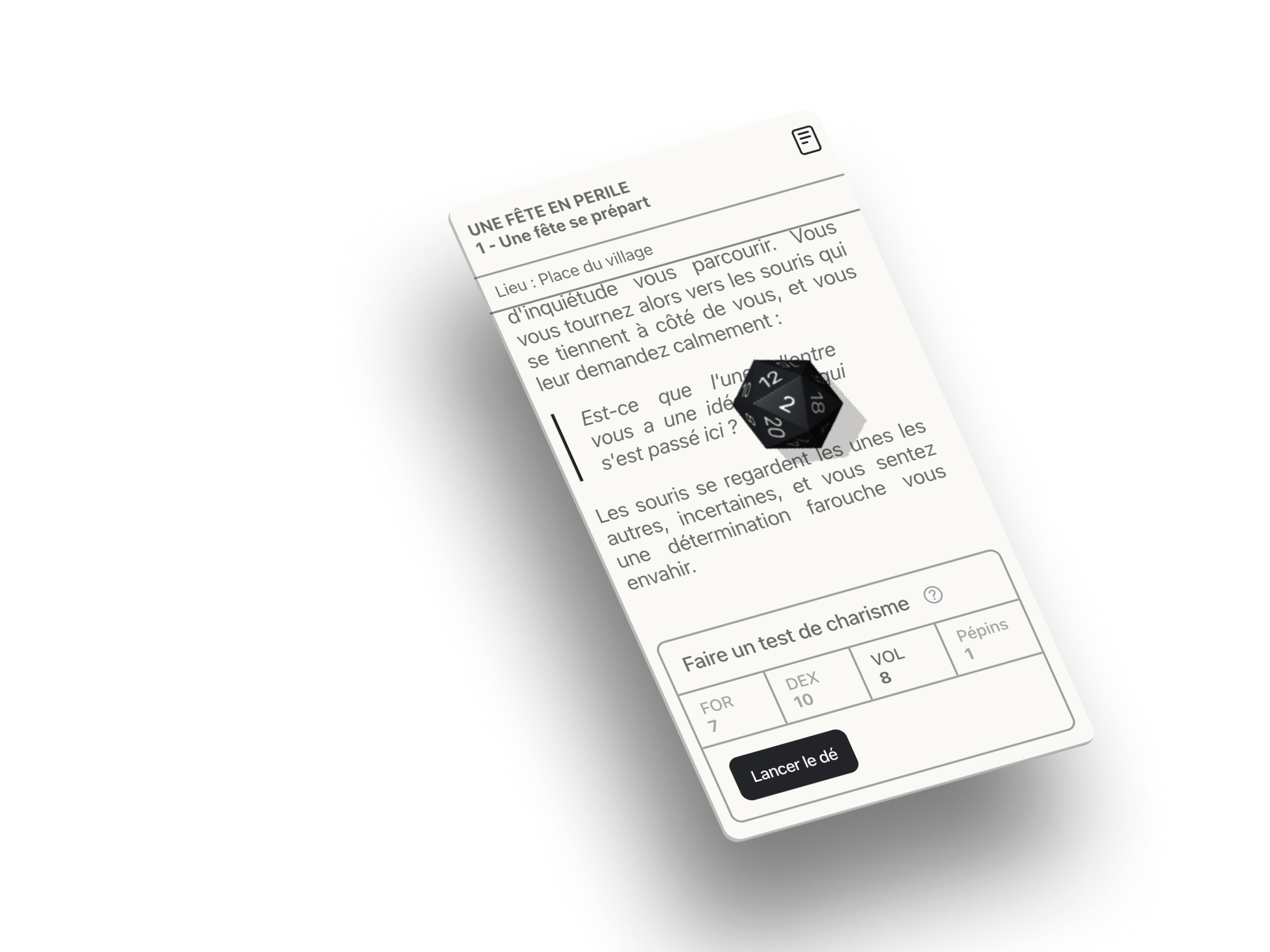 JDR solidaire : C'est mon Histoire